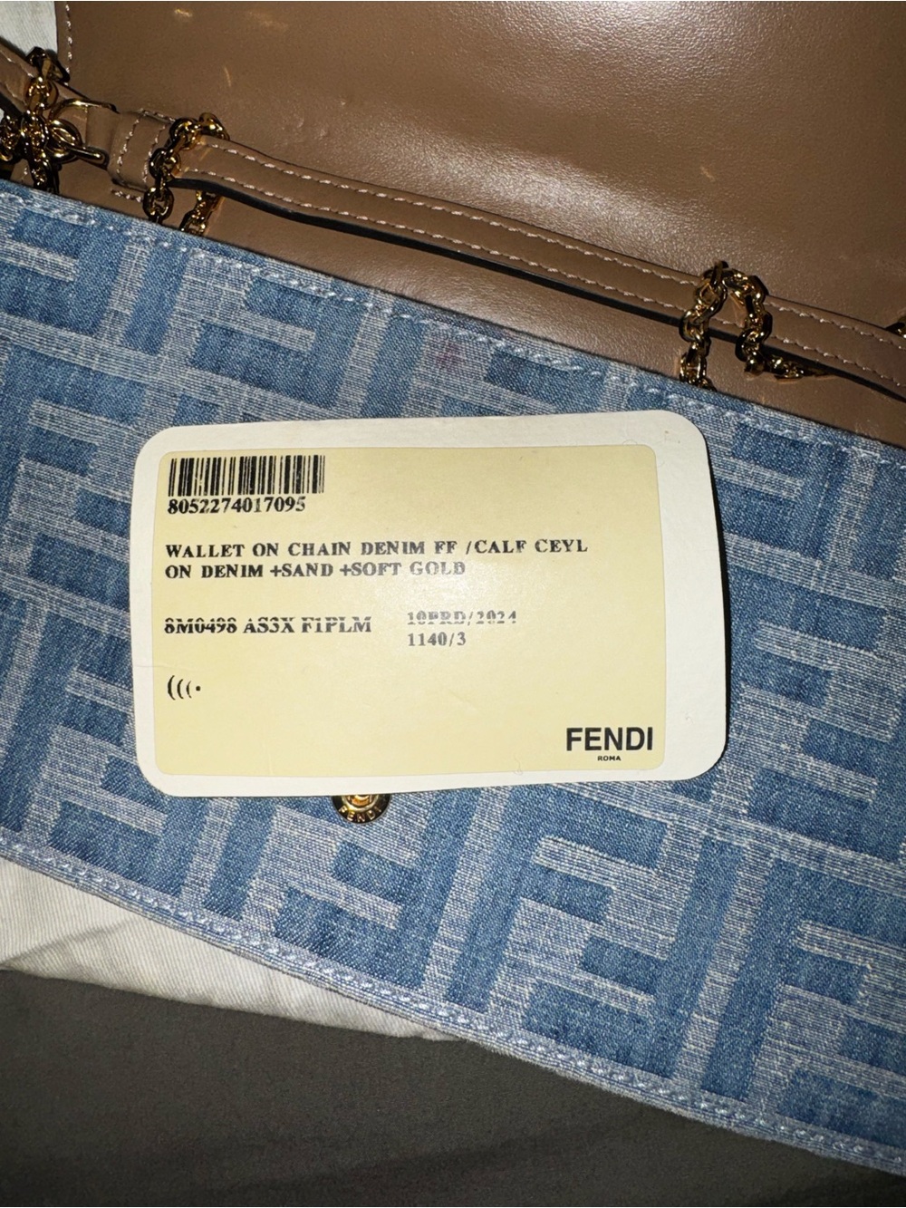 Fendi Wallet on chain Baguette - Picture 5 of 10